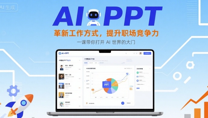 AI+PPT:革新工作方式,提升职场竞争力,一课带你打开 AI 世界的大门-聚合资源