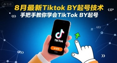 8月最新Tiktok搬运起号技术,手把手教你学会TikTok搬运起号-聚合资源