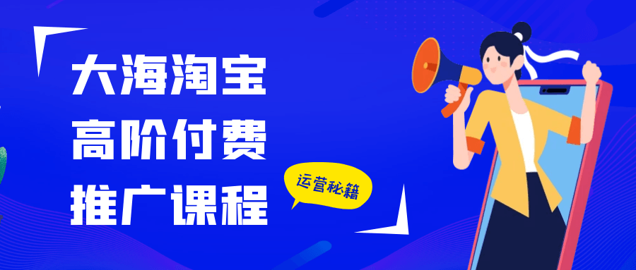 大海淘宝高阶付费推广课程-聚合资源