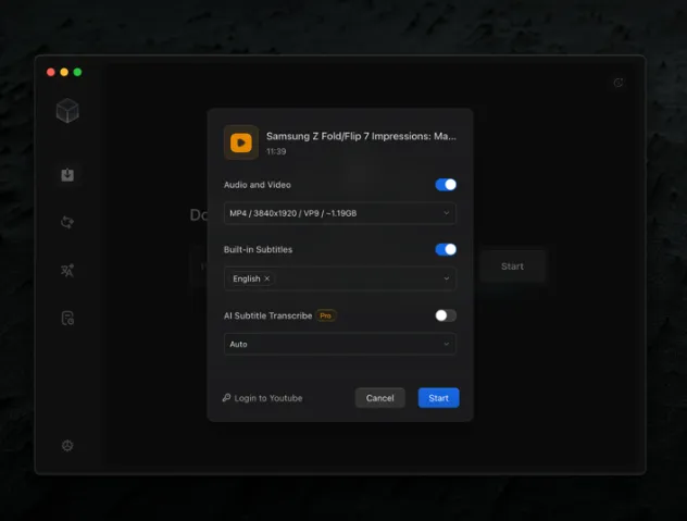 Grabcube(多功能AI音视频下载及编辑工具) Grabcube(多功能AI音视频下载及编辑工具)