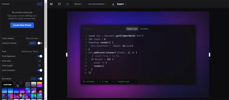 VUE开源代码截图美化工具网站源码-聚合资源