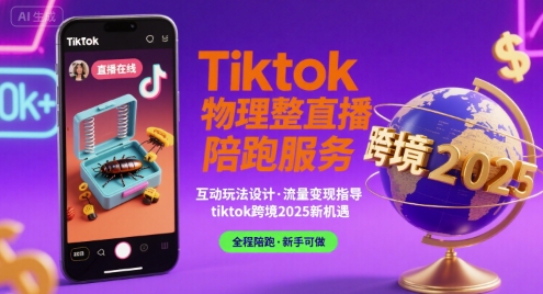 Tiktok物理整蛊直播陪跑服务-tiktok跨境2025-聚合资源