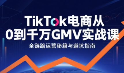 三千老师·TikTok电商从0到千万GMV实战课-聚合资源